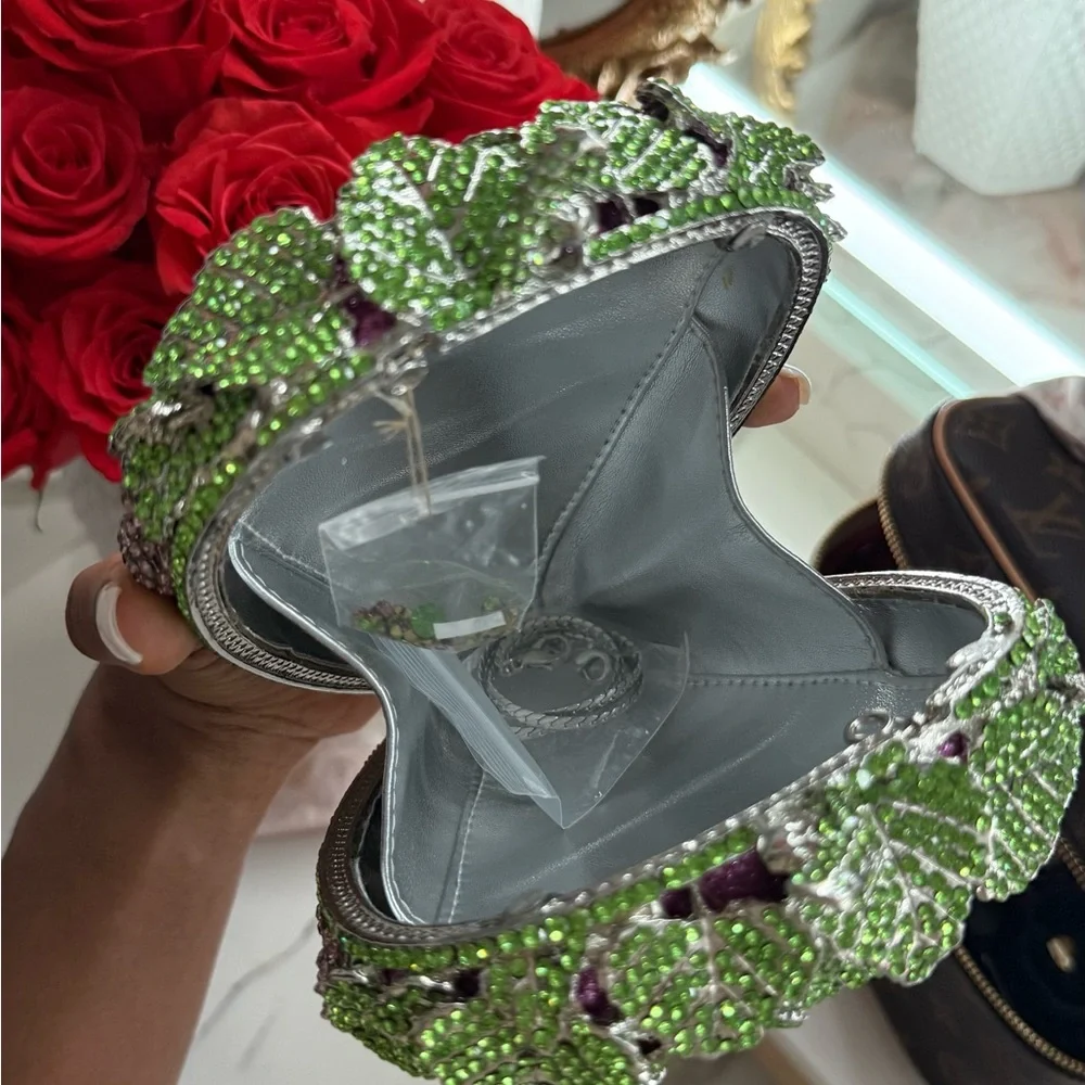 Sparkling Purple Grape Clutch - Picture 5 of 5